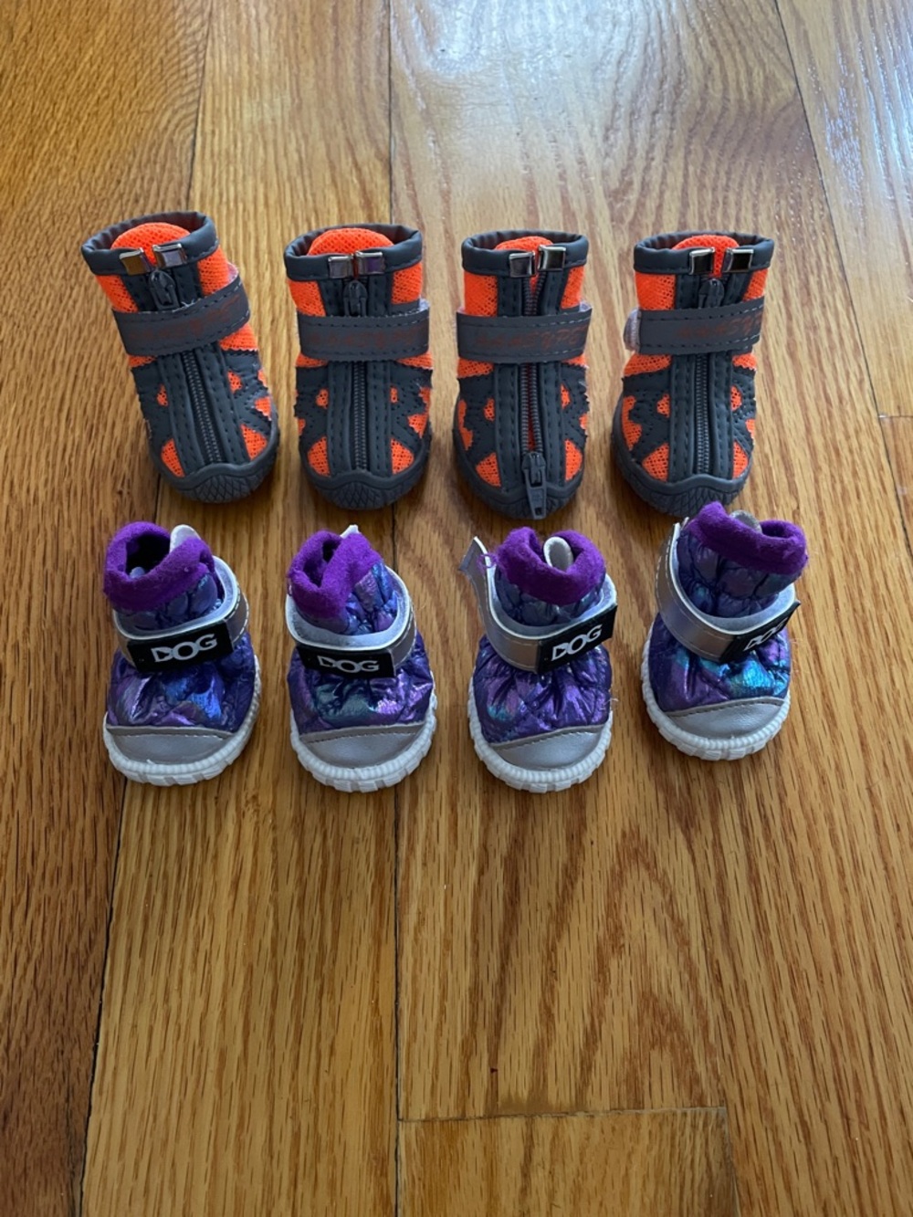 2 sets of Dog shoes (XS dog)
